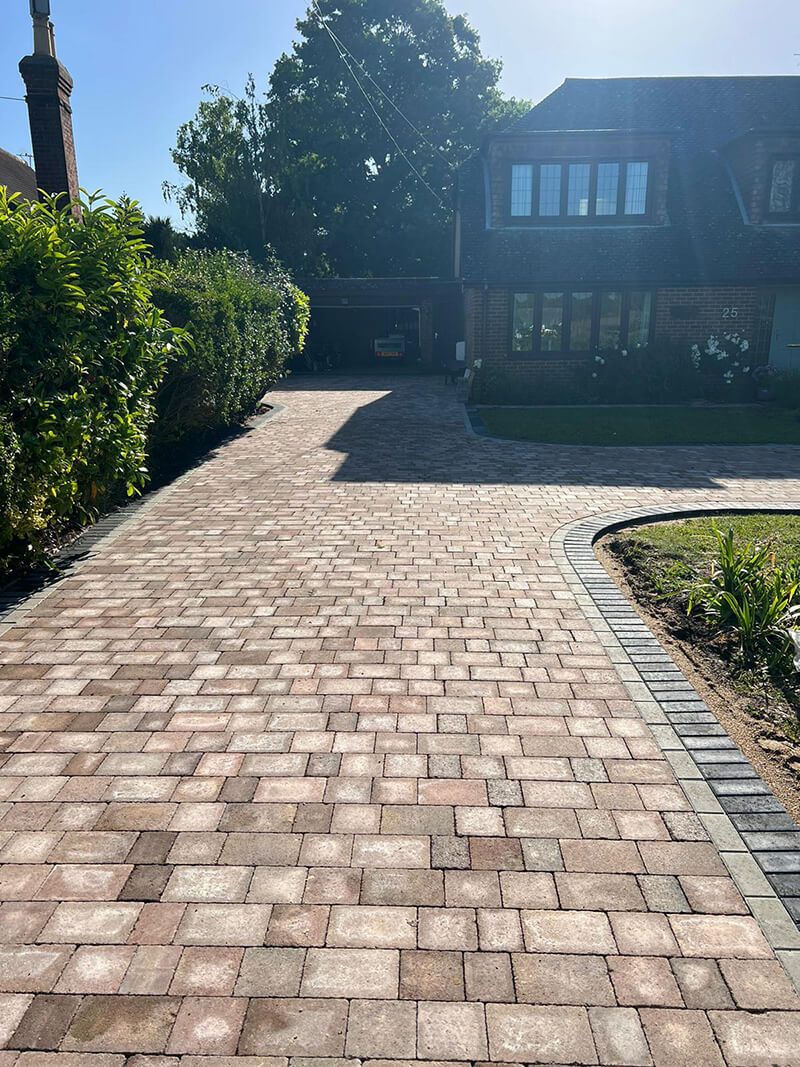 Tegula block paving project in Canterbury 3