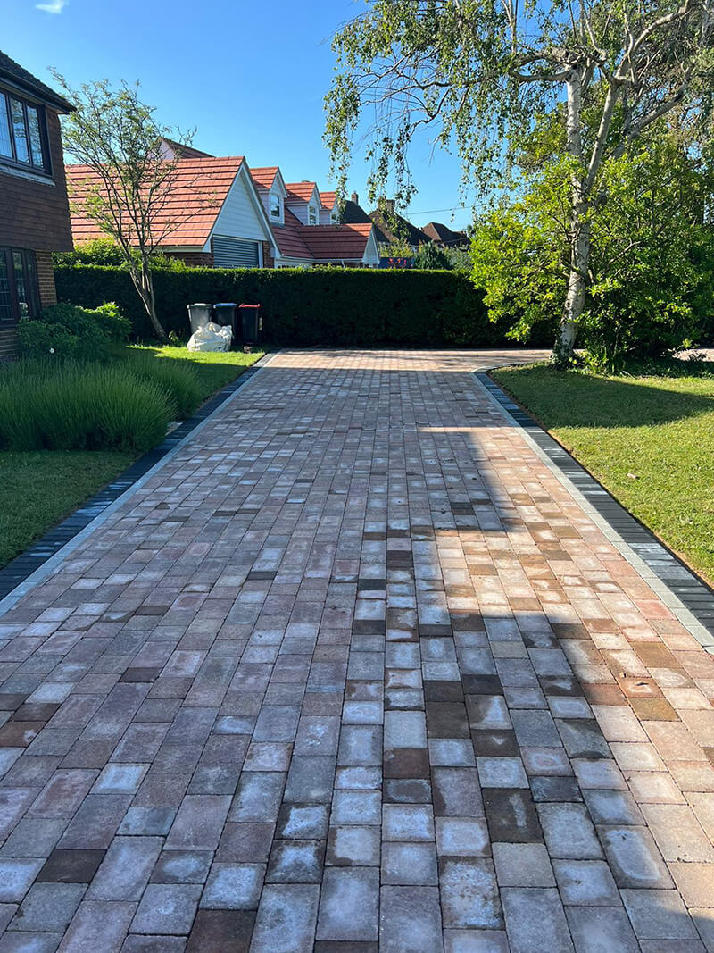 Crazy Paving, Tegula Block Paving and Greenhouse Base Slabs - Canterbury, Kent