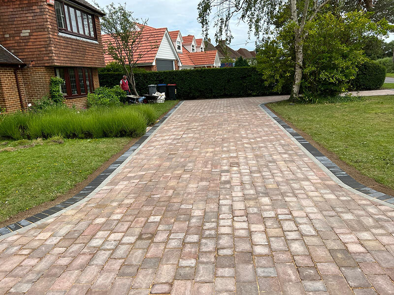 Crazy Paving, Tegula Block Paving and Greenhouse Base Slabs - Canterbury, Kent