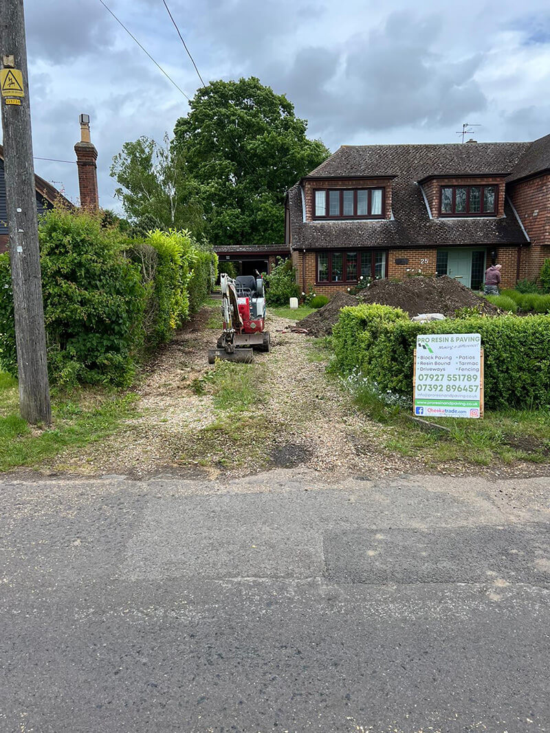 Crazy Paving, Tegula Block Paving and Greenhouse Base Slabs - Canterbury, Kent