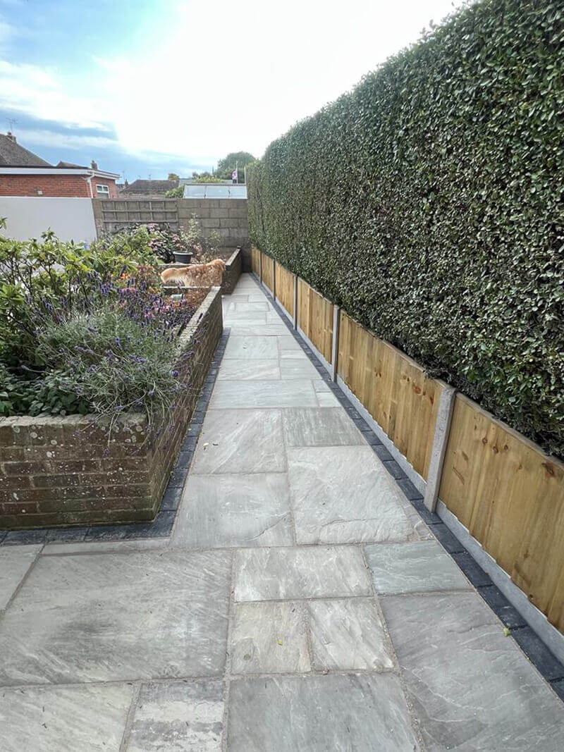 Patio and turfing project in Ramsgate 4