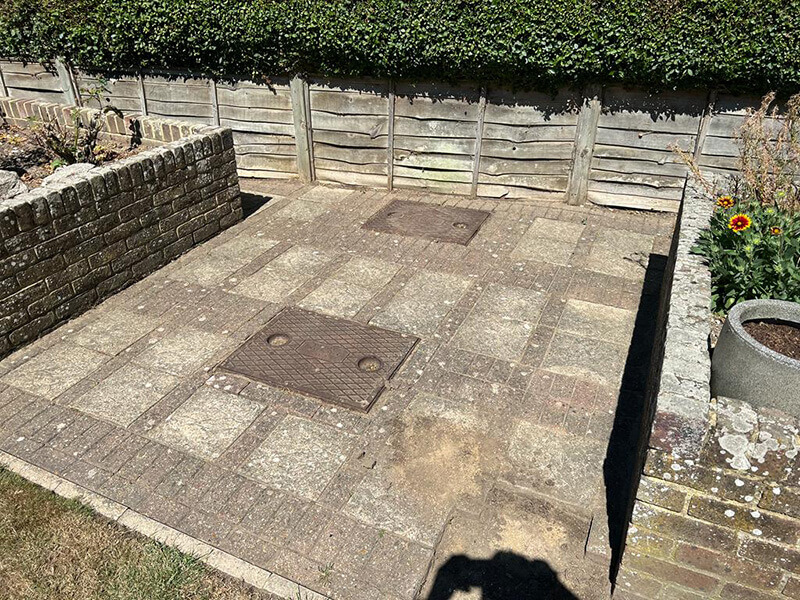 Indian Sandstone and Fencing - Romney Marsh, Kent