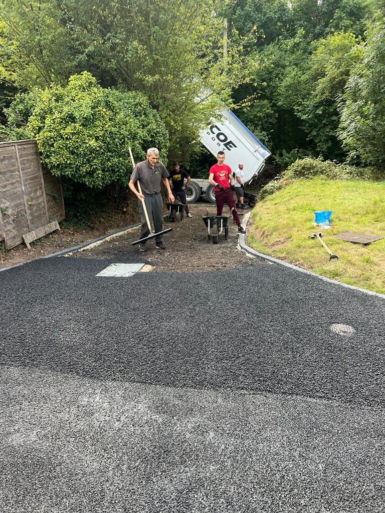 A Nice Project With Tarmac & Indian Sandstone - Canterbury, Kent