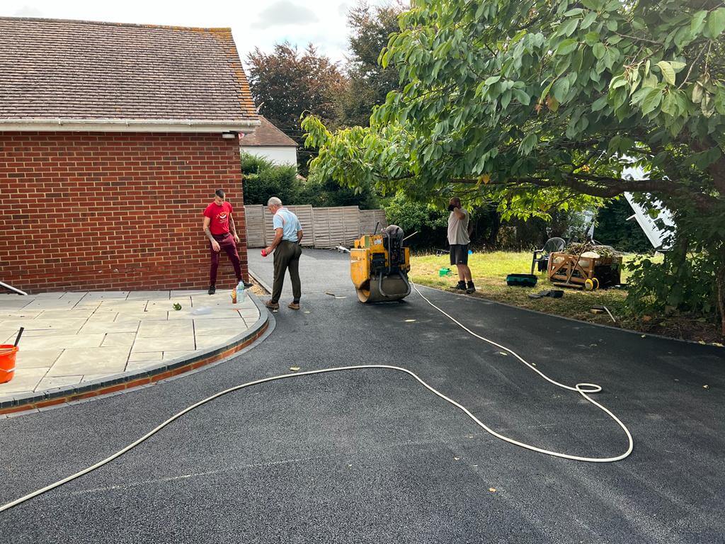 A Nice Project With Tarmac & Indian Sandstone - Canterbury, Kent