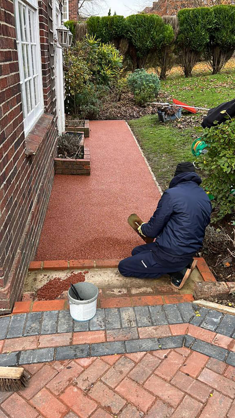 Nice paving and resin bound little project - Sandwich, Kent