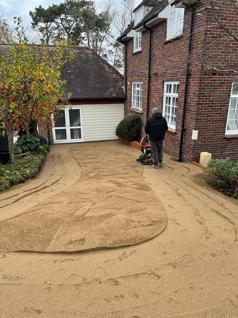 Nice paving and resin bound little project - Sandwich, Kent