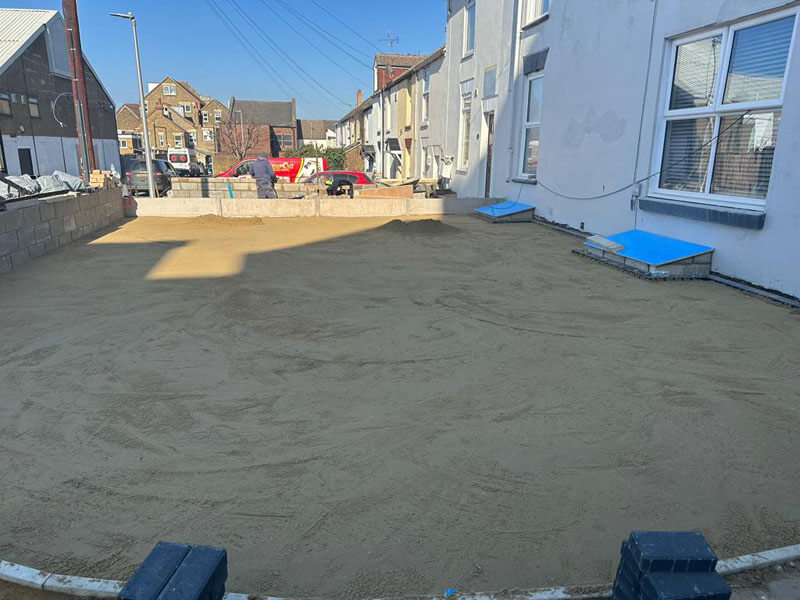 Paving For Two Next-door Properties - Gillingham, Kent